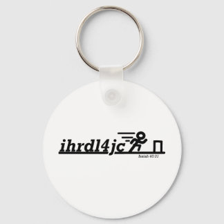 Hurdle For Jesus Key Ring