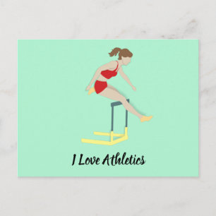 Hurdles Postcard