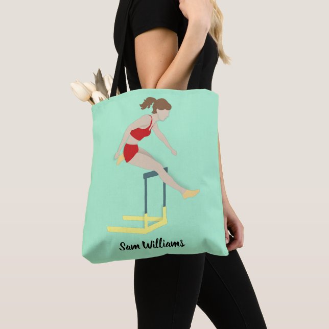 Hurdles Tote Bag (Close Up)