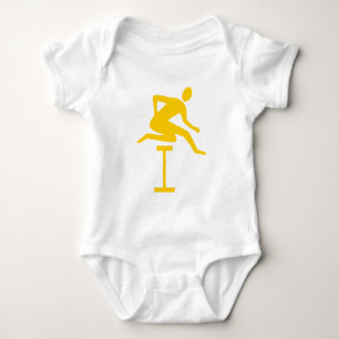 Hurdling - Amber Baby Bodysuit