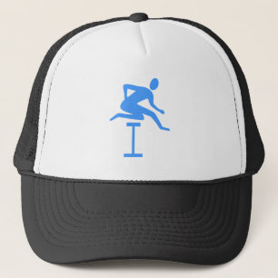 Hurdling - Baby Blue Trucker Hat