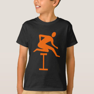 Hurdling - Orange T-Shirt