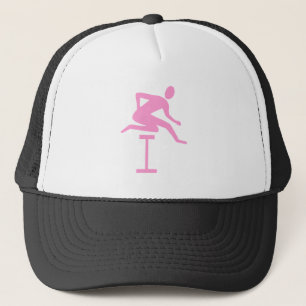 Hurdling - Pink Trucker Hat