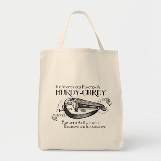 Hurdy-Gurdy light grocery bag (Front)