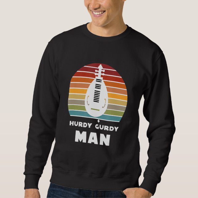 Hurdy Gurdy Mediaeval Instrument 1 Sweatshirt (Front)