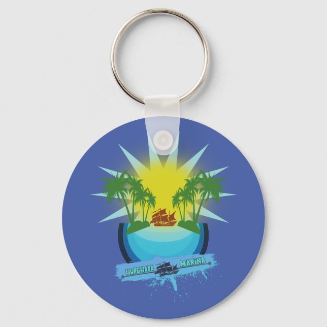 Hurghada Marina  Key Ring (Front)