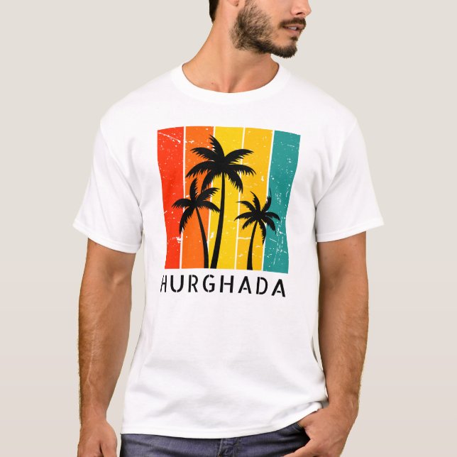 Hurghada Vintage Sunset T-Shirt (Front)