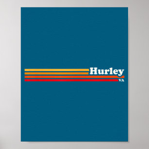 Hurley, Ky Vintage Sunset Retro  Poster