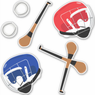Hurling Gaelic Sports Sticks Balls and Helmets
