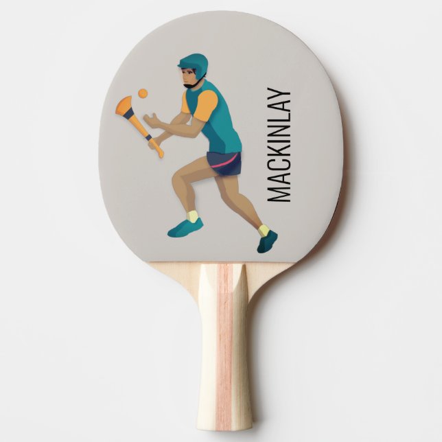 Hurling Ping Pong Paddle (Front)