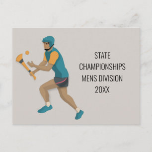 Hurling Postcard
