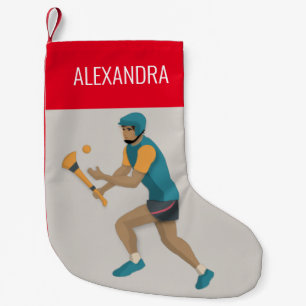 Hurling Small Christmas Stocking