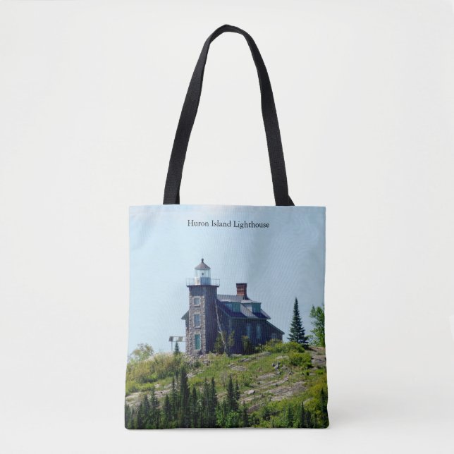 Huron Island Lighthouse all over bag (Front)