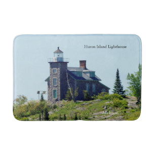 Huron Island Lighthouse bathmat