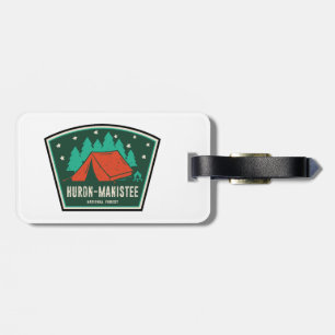 Huron-Manistee National Forest Camping Luggage Tag