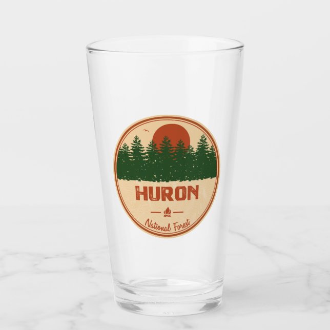 Huron National Forest Glass (Front)