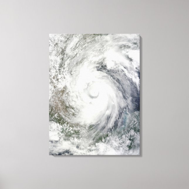 Hurricane Alex over the western Gulf of Mexico Canvas Print (Front)