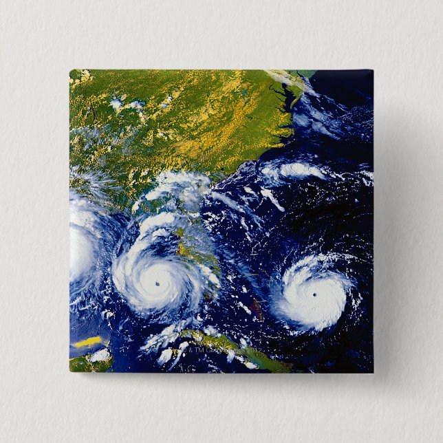 Hurricane Andrew 15 Cm Square Badge (Front)