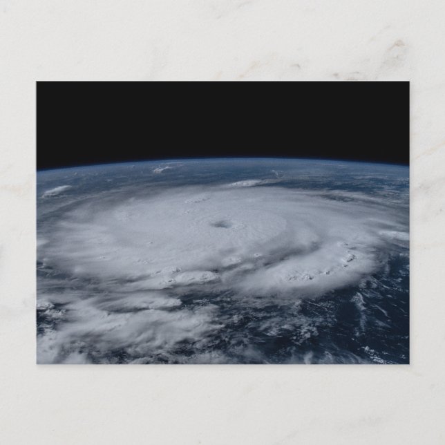 Hurricane Beryl from Space Postcard (Front)