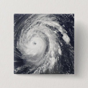 Hurricane Bill in the Atlantic Ocean 15 Cm Square Badge