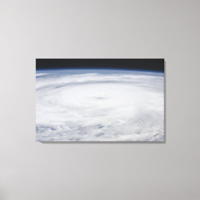 Hurricane Bill in the Atlantic Ocean 2 Canvas Print (Front)