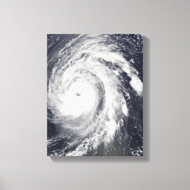 Hurricane Bill in the Atlantic Ocean Canvas Print (Front)