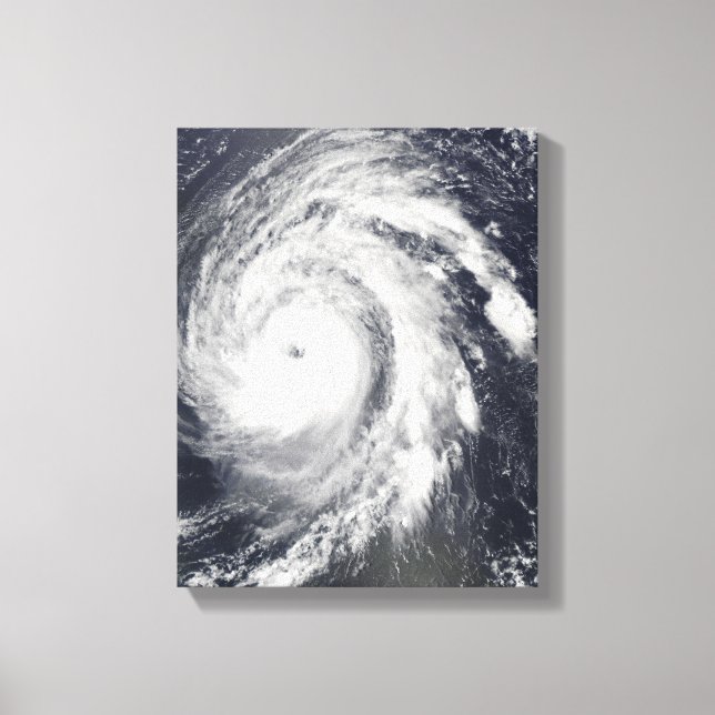 Hurricane Bill in the Atlantic Ocean Canvas Print (Front)