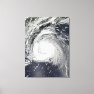 Hurricane Bill off the East Coast Canvas Print