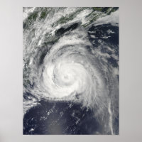 Hurricane Bill off the East Coast