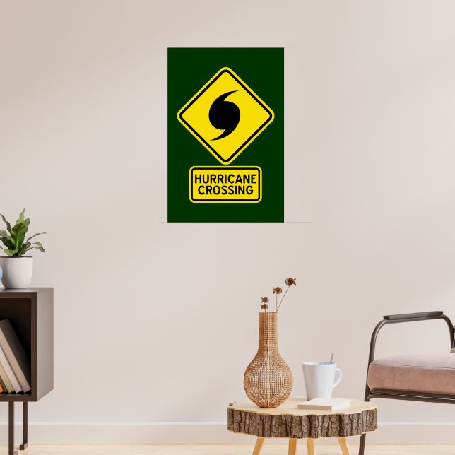 Hurricane Crossing Poster (Living Room 3)