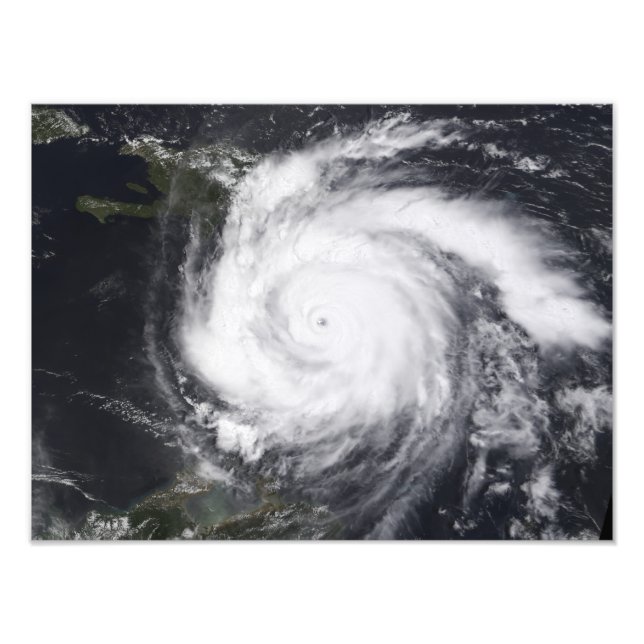 Hurricane Dean in the Atlantic and Carribbean Photo Print (Front)