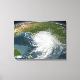 Hurricane Dennis Canvas Print