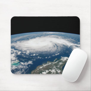 Hurricane Dorian Over The Atlantic Ocean. Mouse Pad