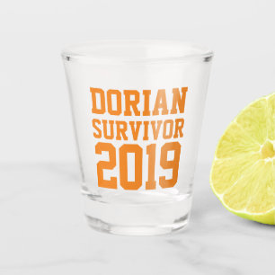 Hurricane Dorian Survivor Shot Glass