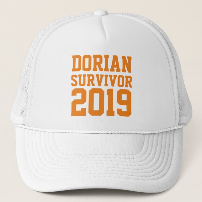 Hurricane Dorian Survivor Trucker Hat (Front)