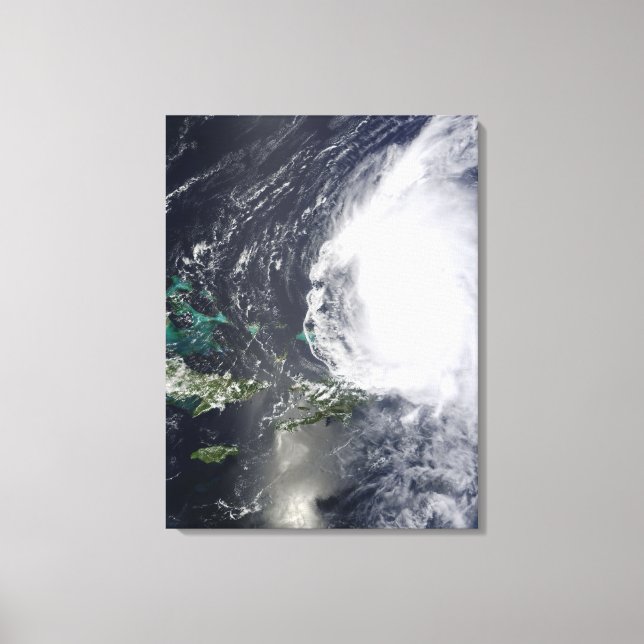 Hurricane Earl 2 Canvas Print (Front)
