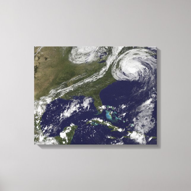 Hurricane Earl 3 Canvas Print (Front)