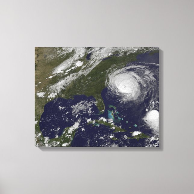 Hurricane Earl 4 Canvas Print (Front)
