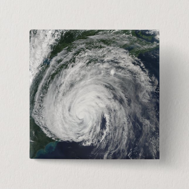 Hurricane Earl off the Mid-Atlantic 15 Cm Square Badge (Front)