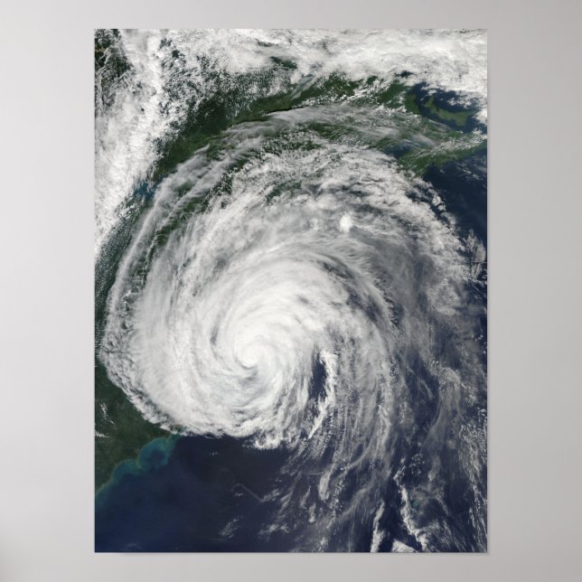 Hurricane Earl off the Mid-Atlantic Poster (Front)