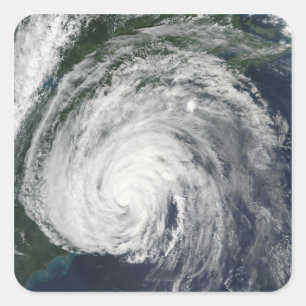 Hurricane Earl off the Mid-Atlantic Square Sticker