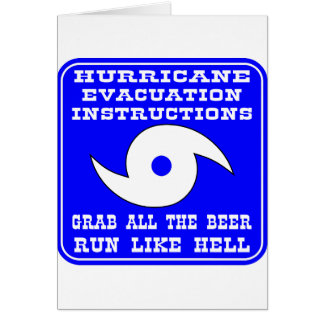 Hurricane Evacuation Instructions Plan