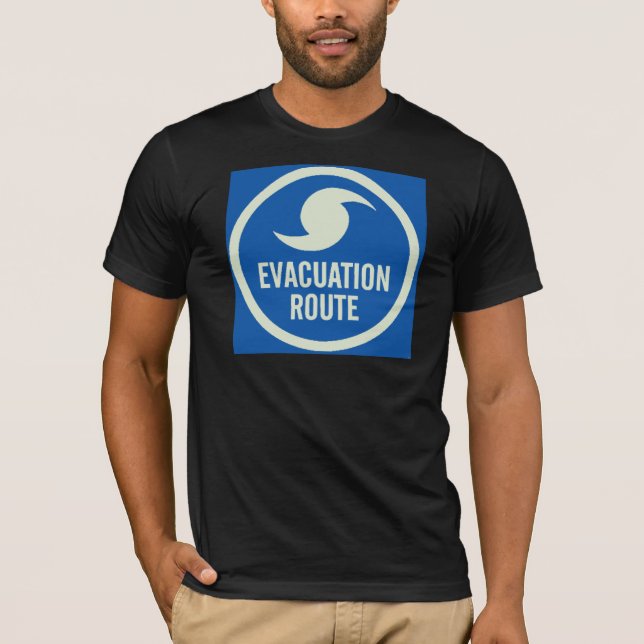 Hurricane Evacuation Route Shirt (Front)