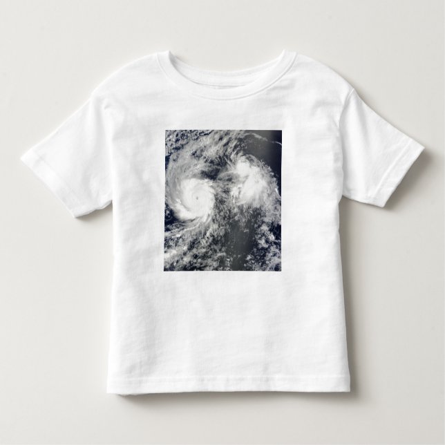 Hurricane Felicia and Storm Enrique east of Haw Toddler T-Shirt (Front)