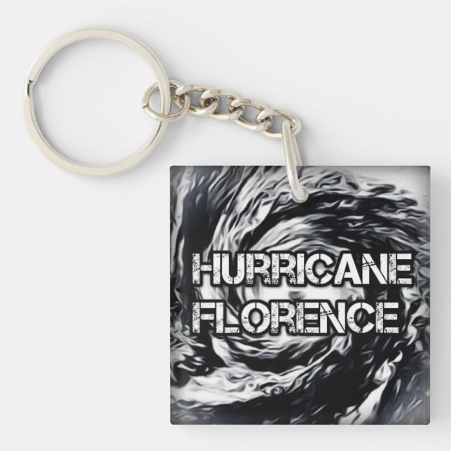 Hurricane Florence Key Ring (Front)
