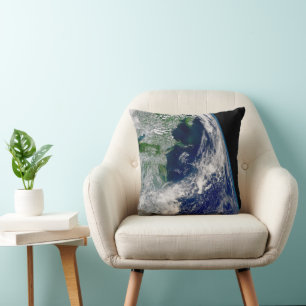 Hurricane Frances On A Partial Earth. Cushion