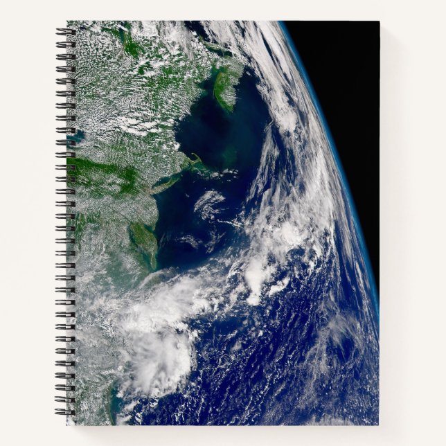 Hurricane Frances On A Partial Earth. Notebook (Front)