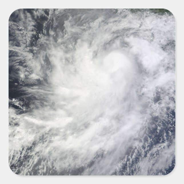 Hurricane Frank off Mexico Square Sticker (Front)