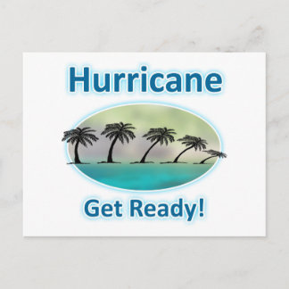Hurricane. Get Ready! Postcard