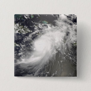 Hurricane Gustav over Hispaniola 15 Cm Square Badge